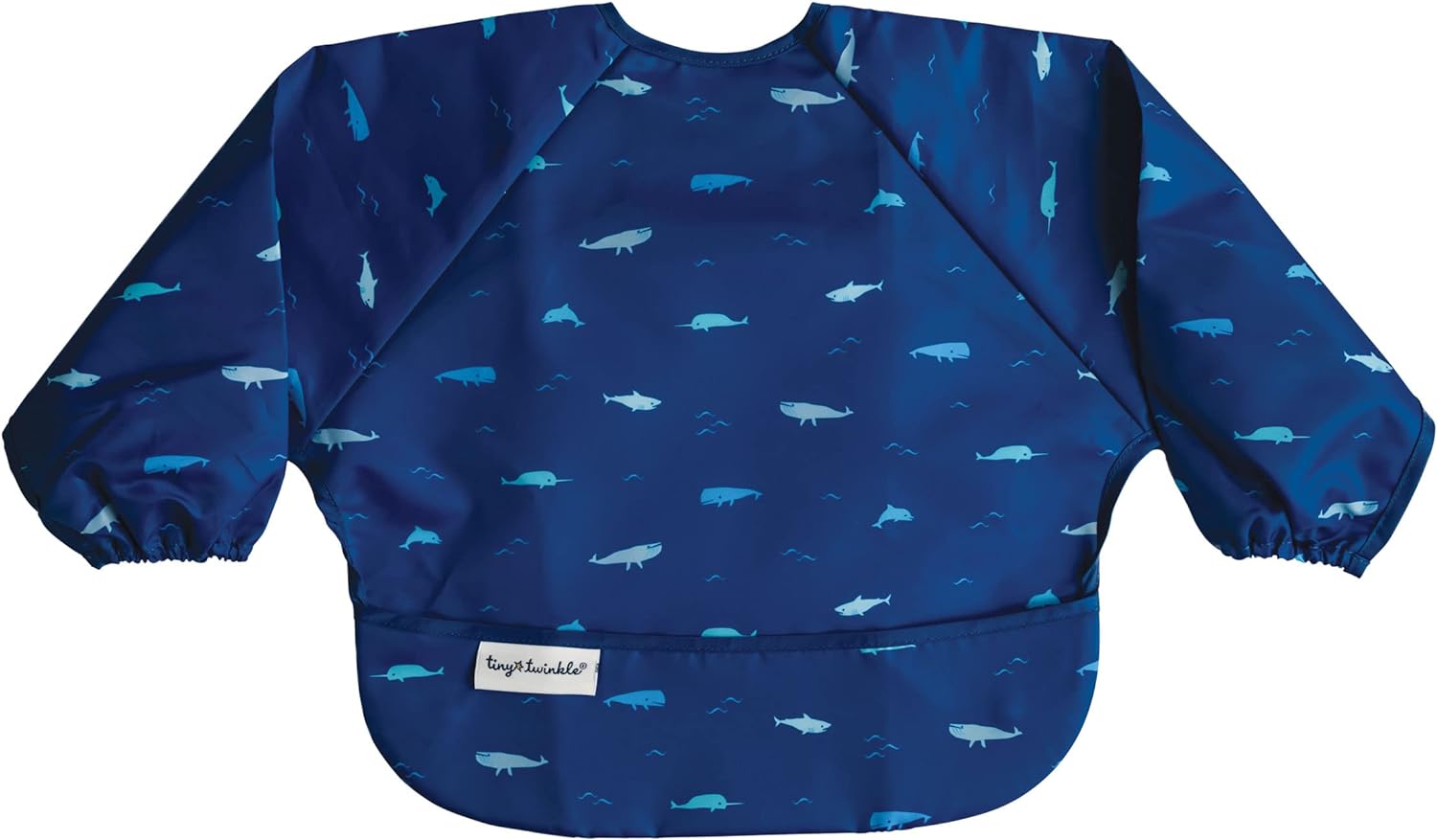 251028114058513_1 Tiny Twinkle Mess Proof Baby Bib, Full Sleeve Bib Outfit, Waterproof Bib for Toddlers, Machine Washable, Tug Proof Closure…… - Image 1